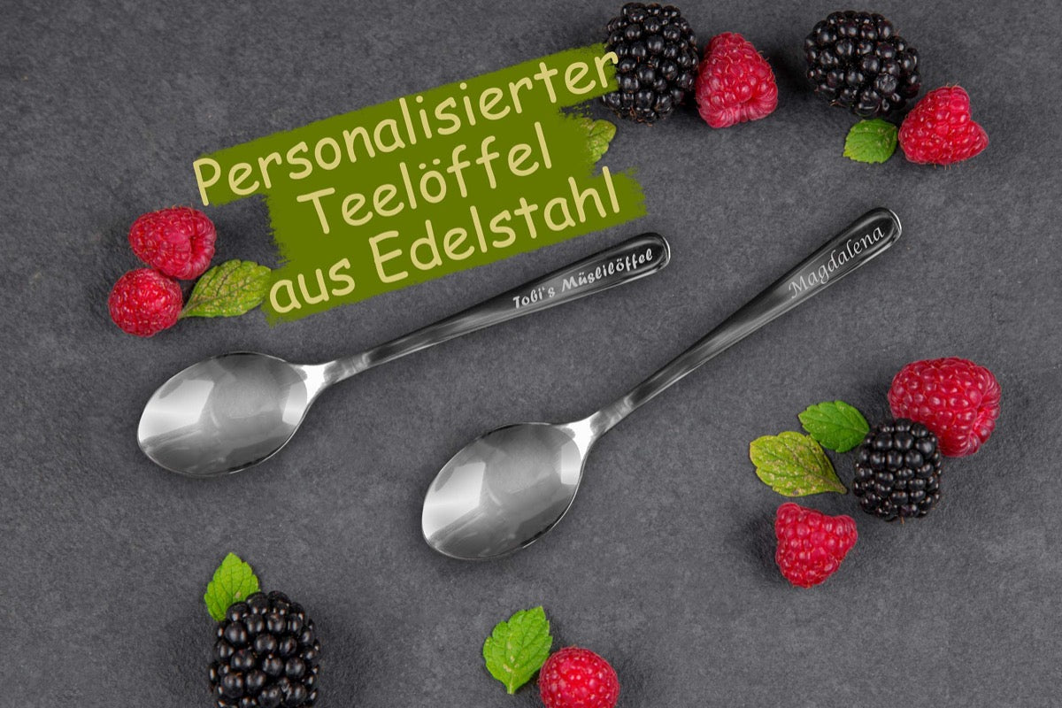 Personalisierter Teelöffel aus Edelstahl
