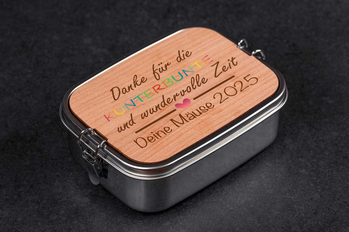 Brotdose personalisiert mit Namen - Lunchbox, Brotzeitbox