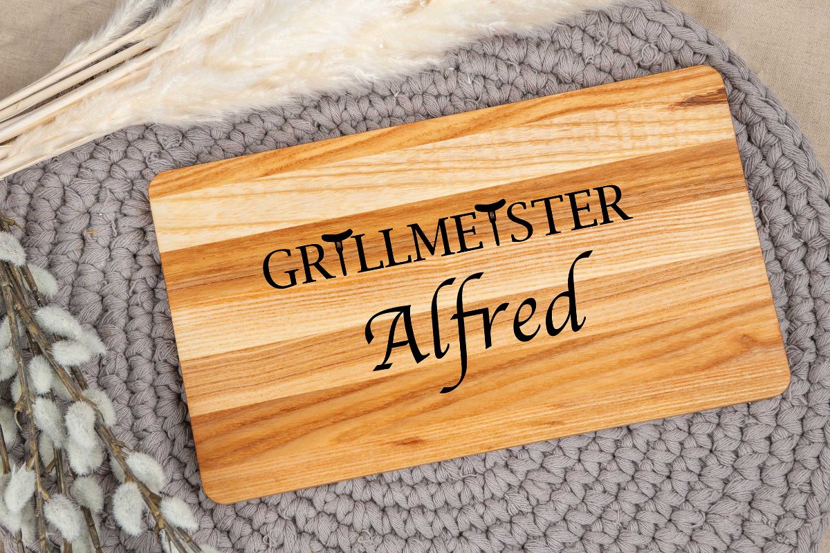 Grillbrett mit Gravur • Barbecue Brett • BBQ Brett