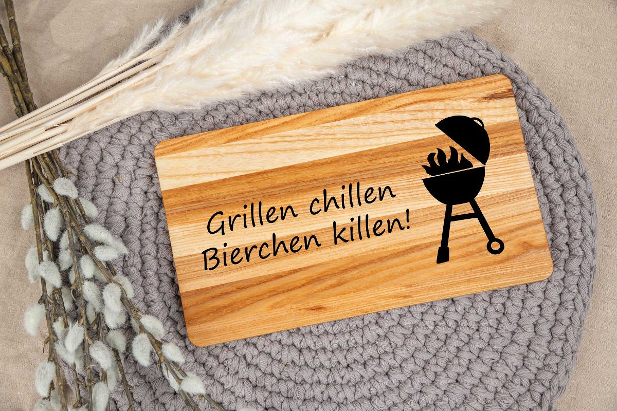 Grillbrett mit Gravur • Barbecue Brett • BBQ Brett