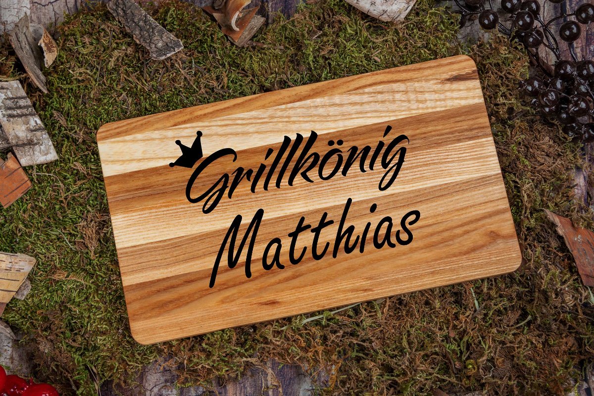 Grillbrett mit Gravur • Barbecue Brett • BBQ Brett