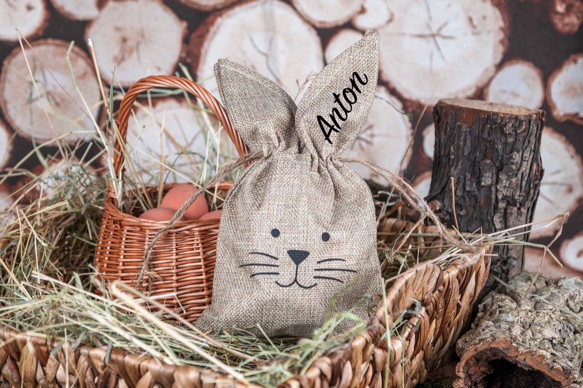 Personalisiertes Ostertäschchen mit Namen