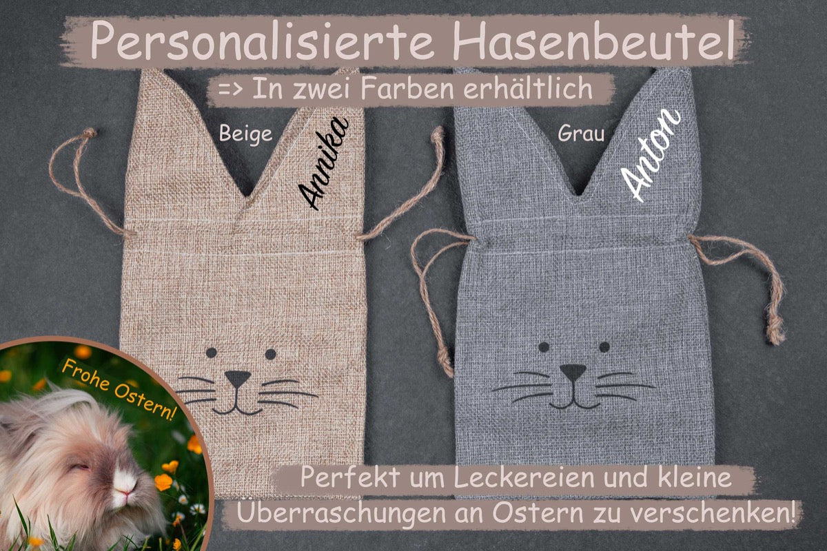 Personalisiertes Ostertäschchen mit Namen