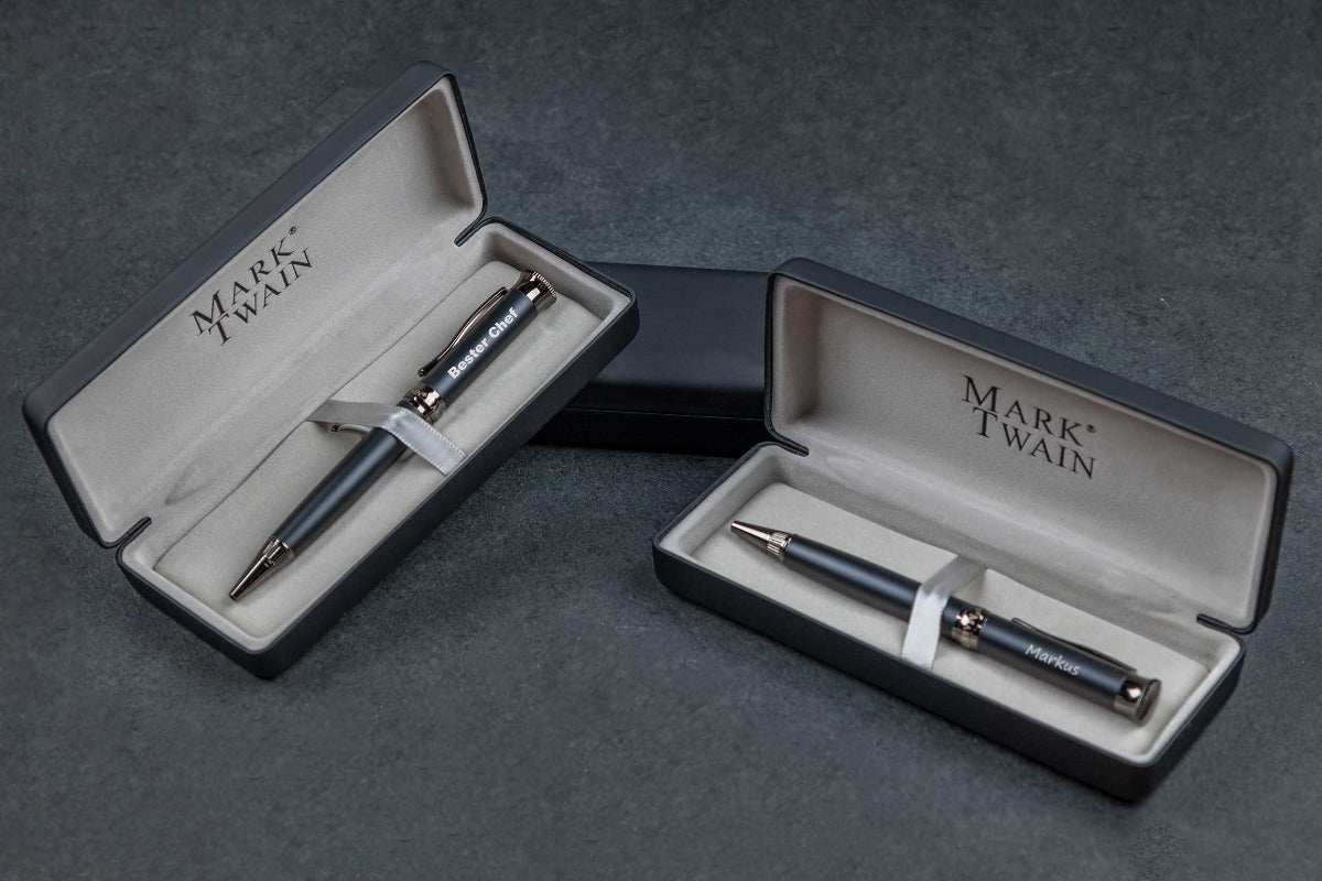 Personalisierter Premium Metall Kugelschreiber mit Gravur
