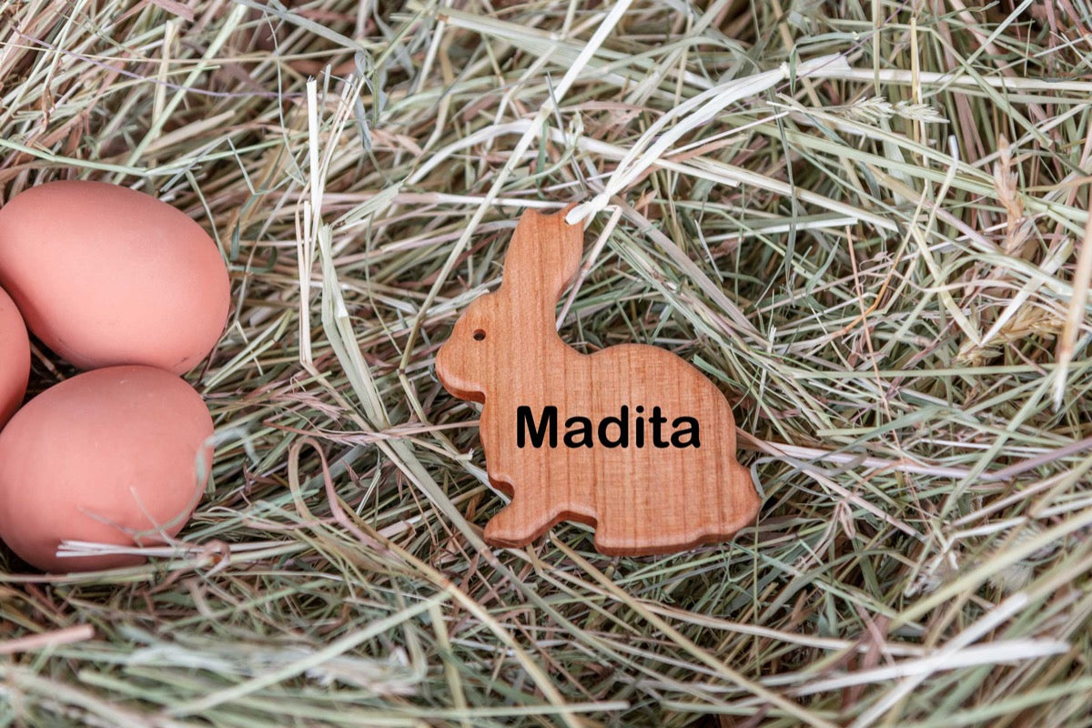Personalisierte Premium Osterdeko aus Holz mit Namen