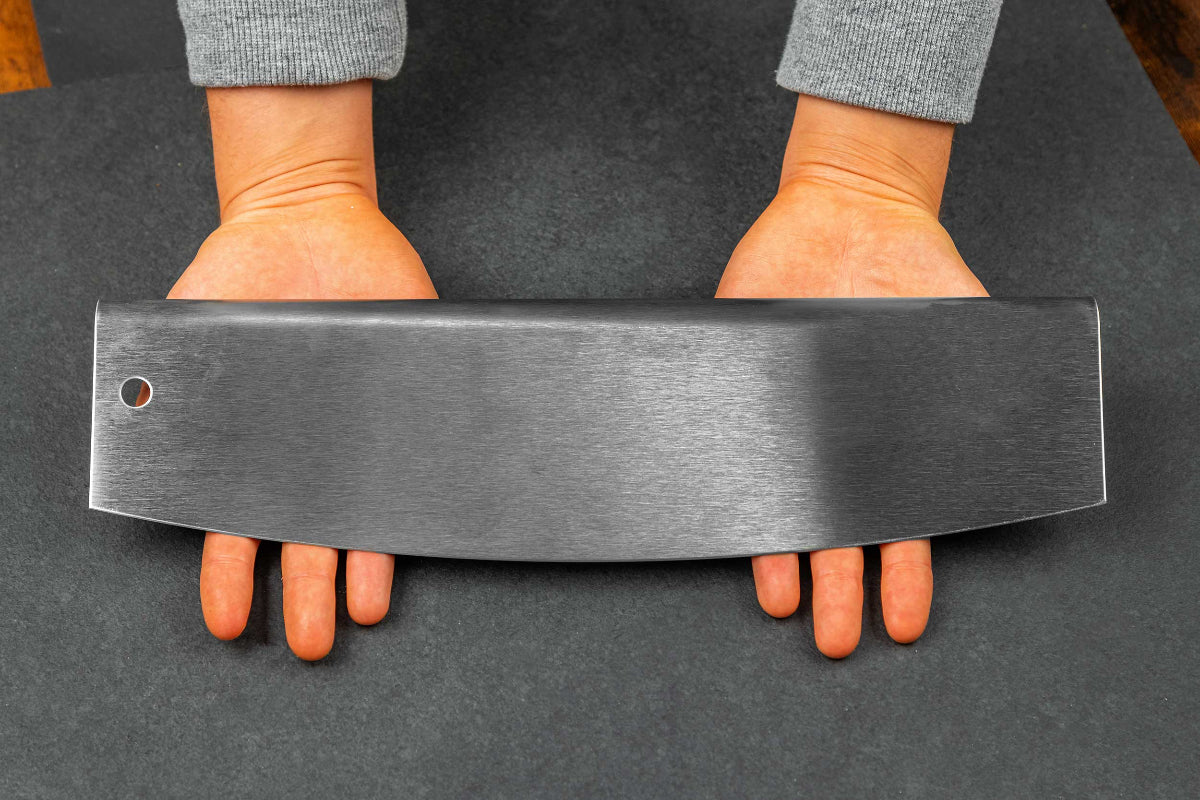 Premium Pizzamesser personalisiert aus Edelstahl