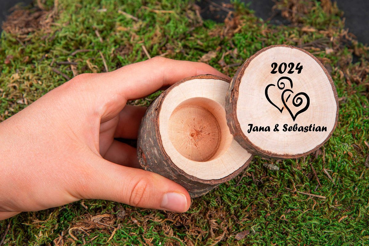 Ringdose personalisiert mit Gravur