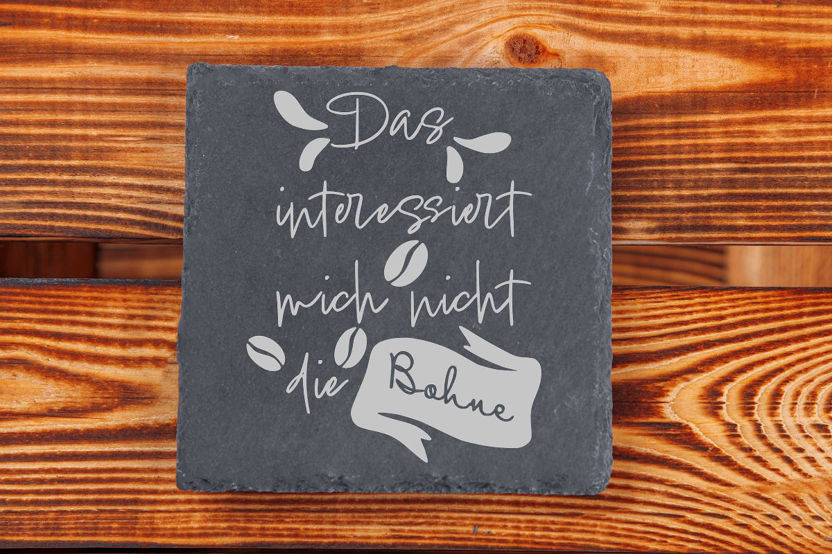 Schiefer Untersetzer personalisiert