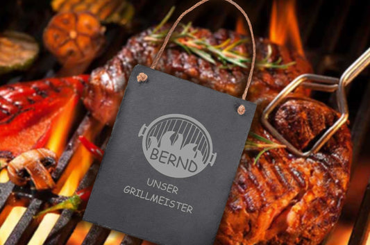 Personalisiertes Grillschild BBQ-Time