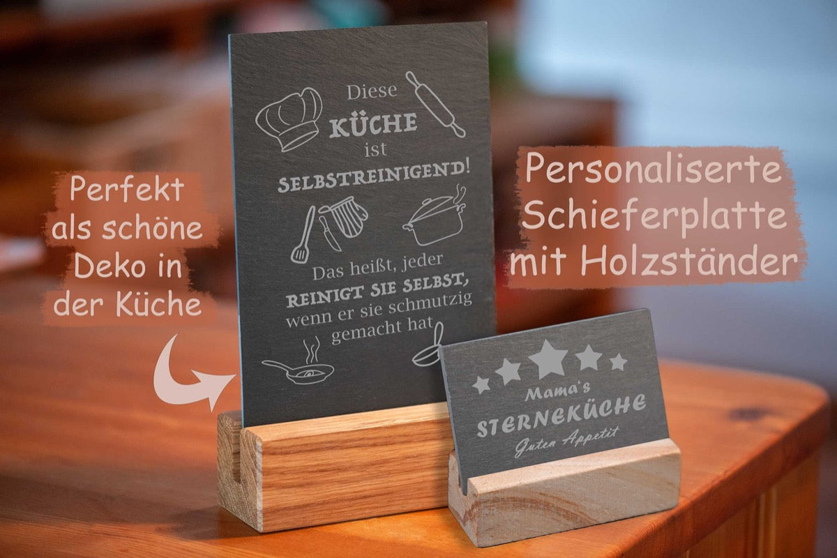 Personalisiertes Schild für die Küche