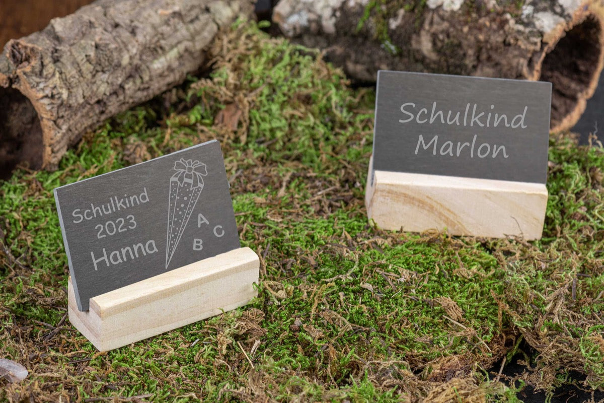 Personalisiertes Schild zum Schulanfang, Einschulung