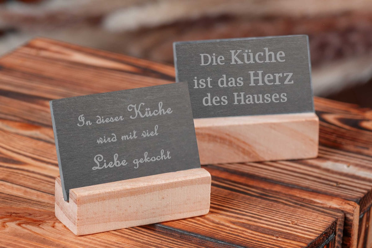 Personalisiertes Schild für die Küche