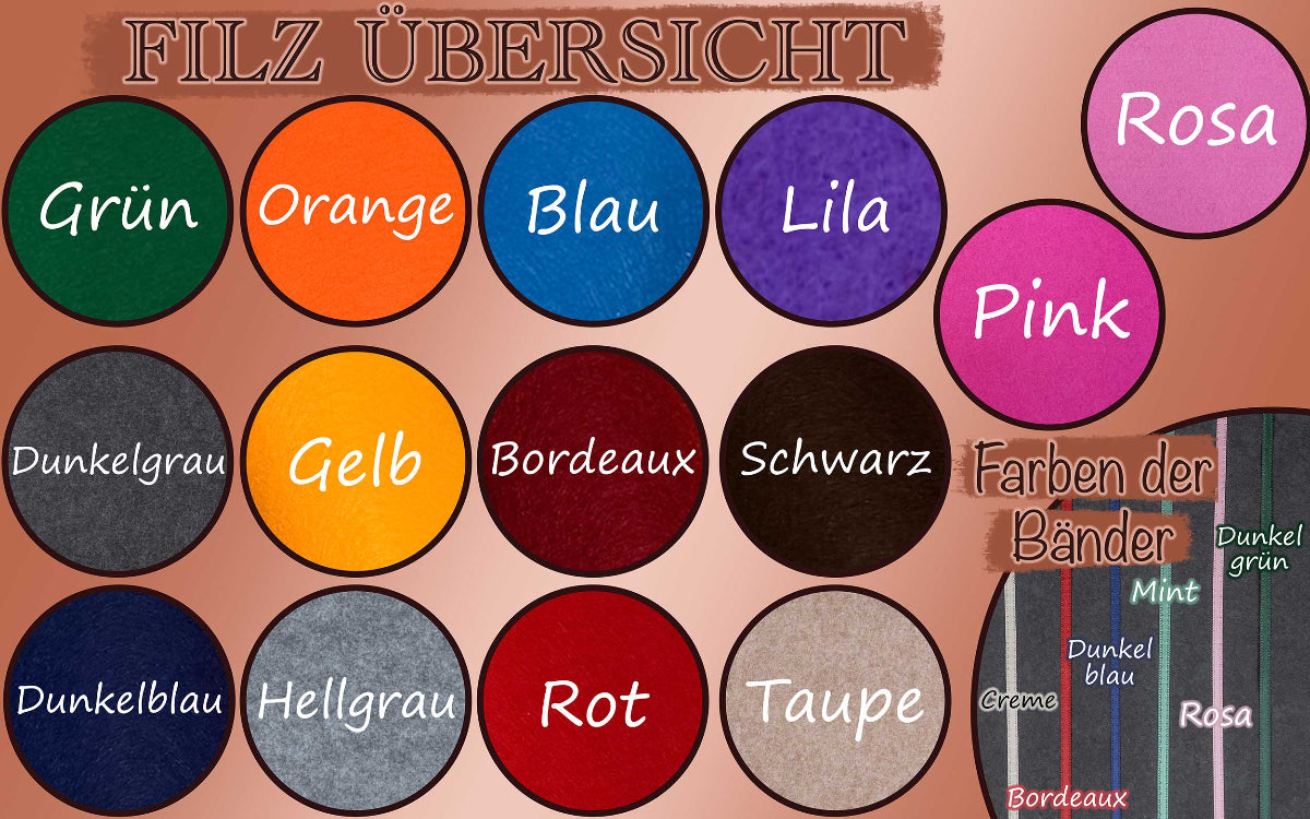Schultüten Anhänger personalisiert • Schultütenanhänger aus Filz