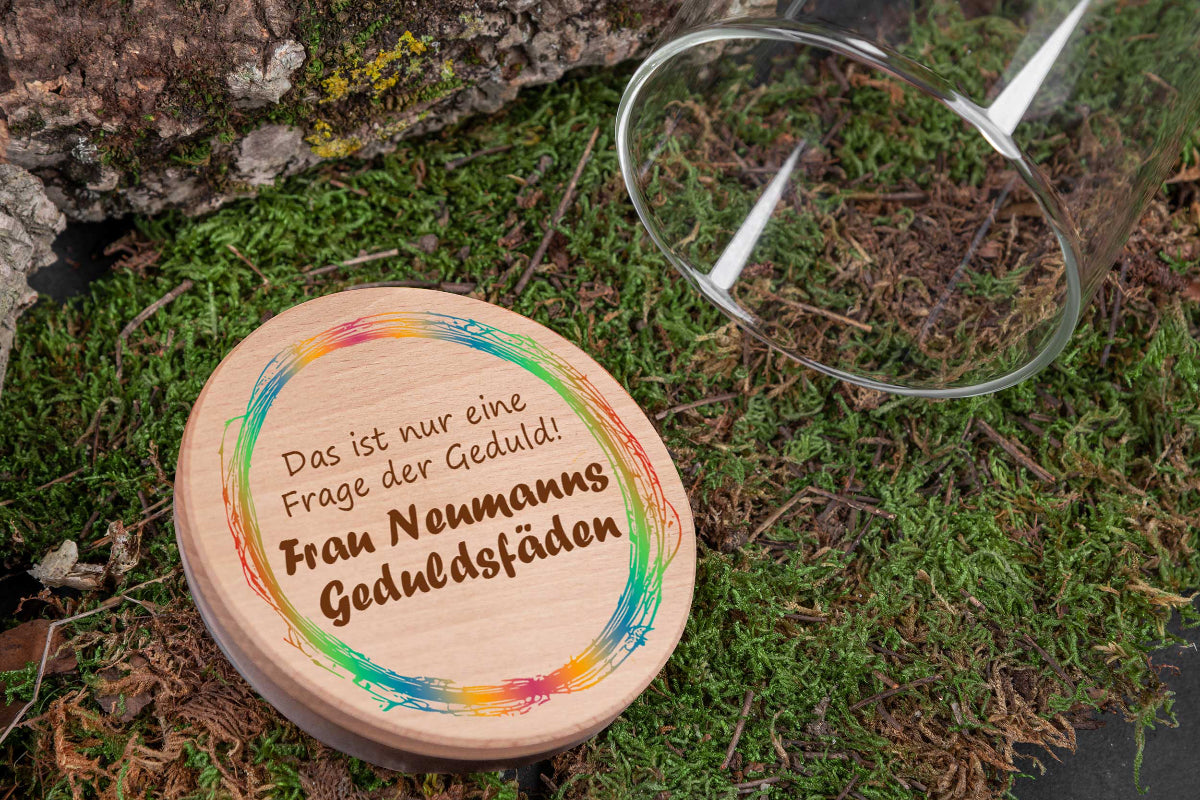 Personalisiertes Vorratsglas mit Name - bunt - Keksglas