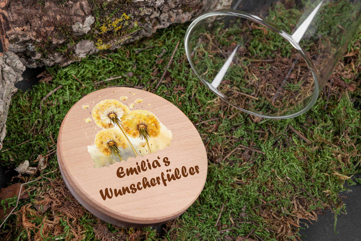Vorratsglas personalisiert mit Name bunt- Keksglas