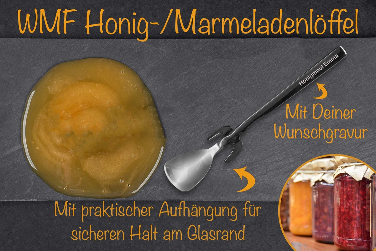 WMF Honiglöffel Marmeladenlöffel personalisiert