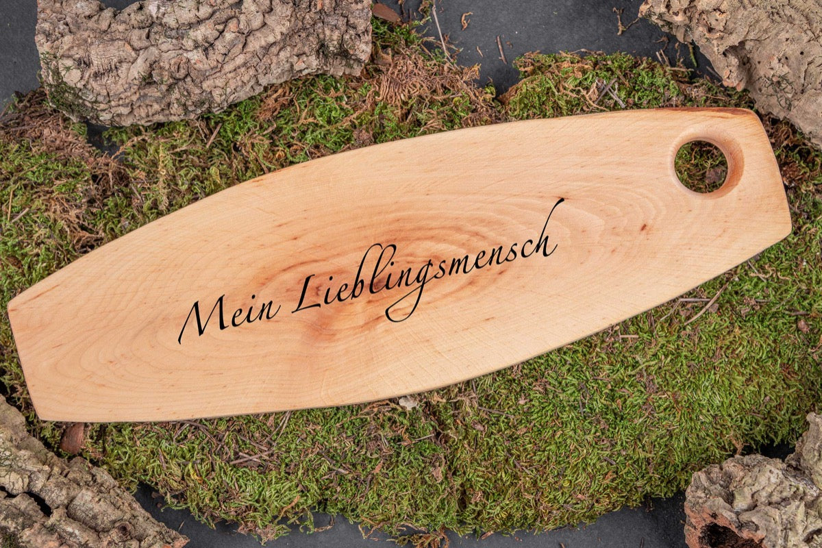 Personalisiertes Brotzeitbrett mit Namen
