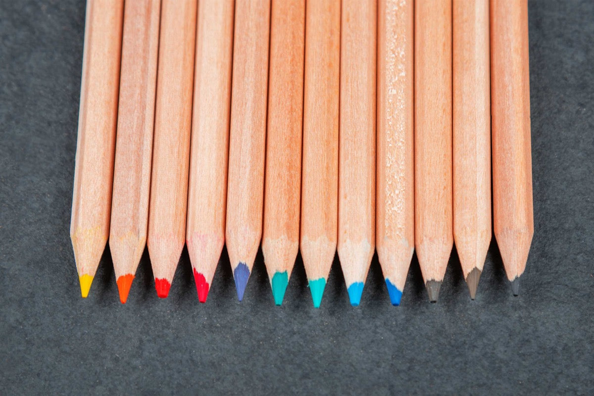 12 Buntstifte-Set mit Namen personalisierbar