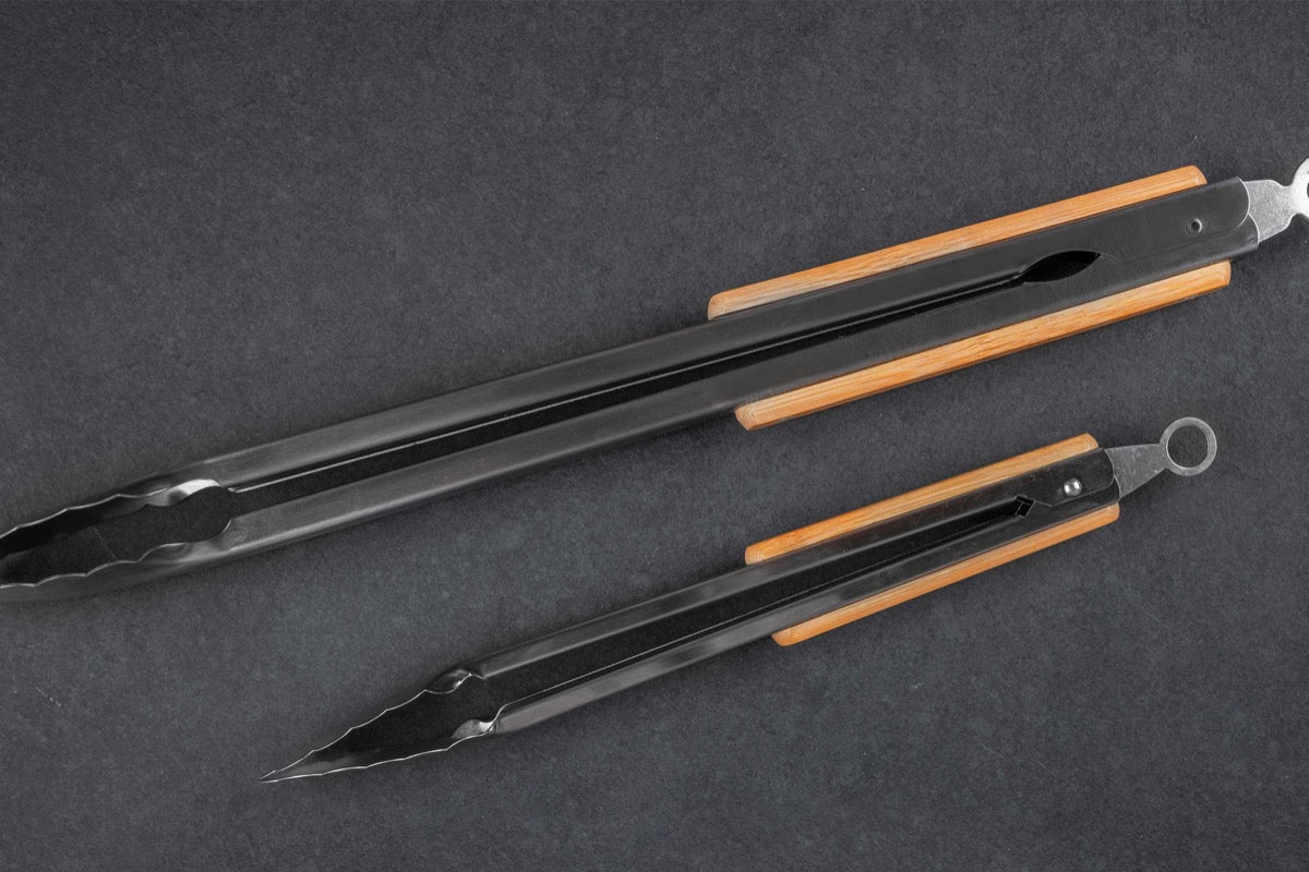 Personalisierte Grillzange aus Edelstahl