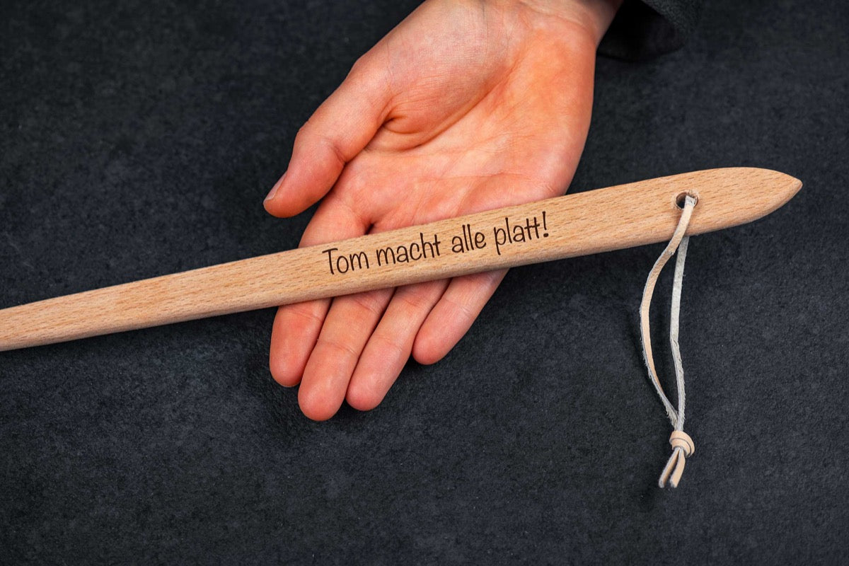 Personalisierte Fliegenklatsche mit Namen