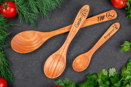 Personalisierter Kinderlöffel mit Motiven