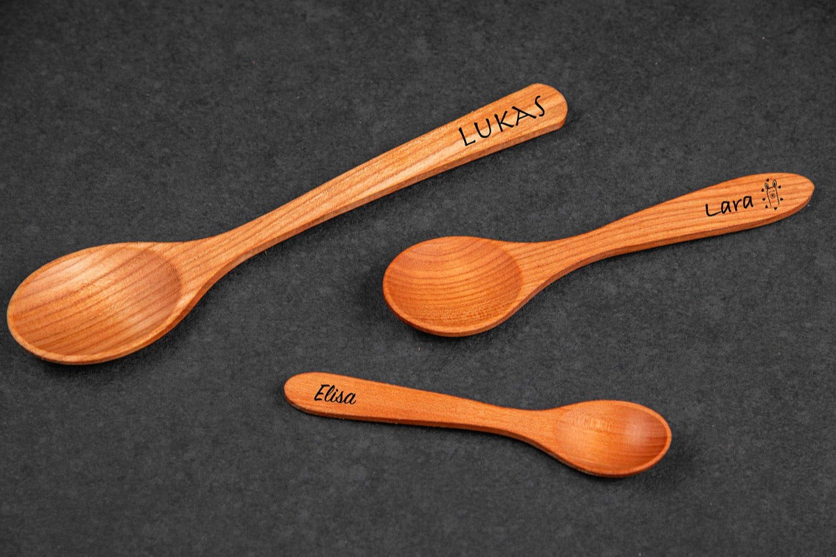 Personalisierter Kinderlöffel mit Motiven