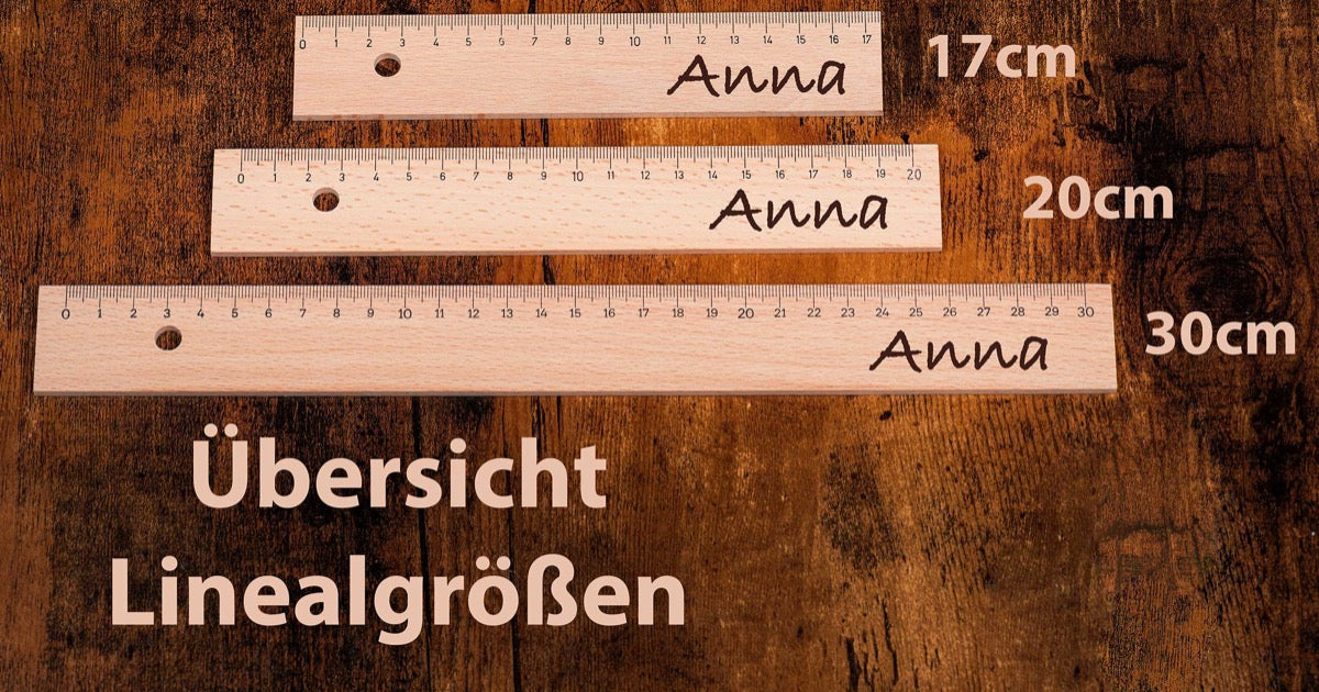 Bleistift und Lineal im Set
