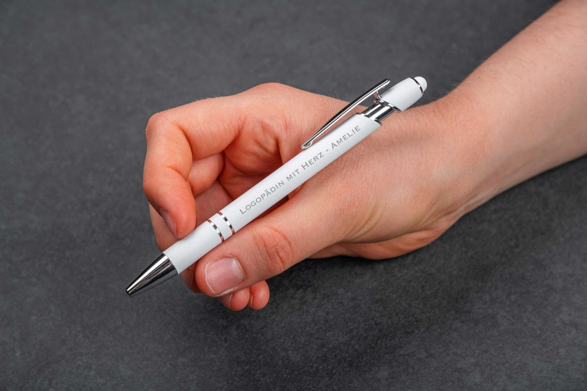 Personalisierter Metall-Kugelschreiber mit Gravur