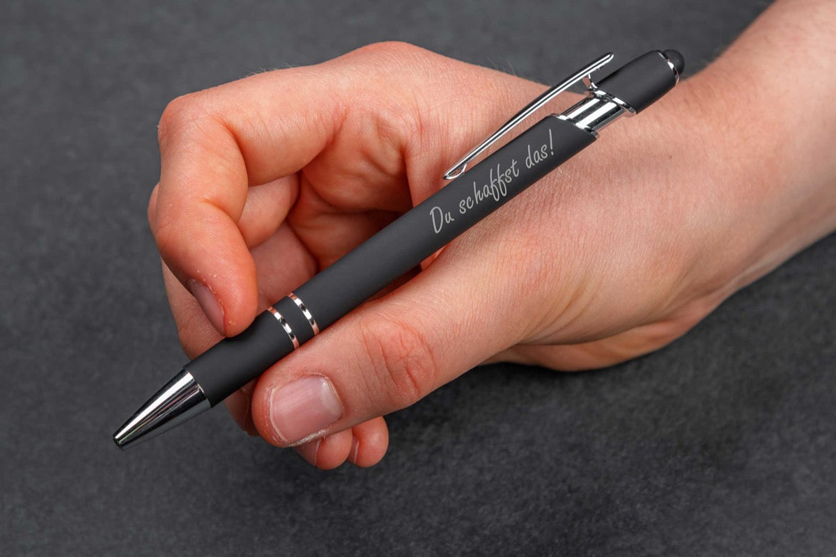 Personalisierter Metall-Kugelschreiber mit Gravur