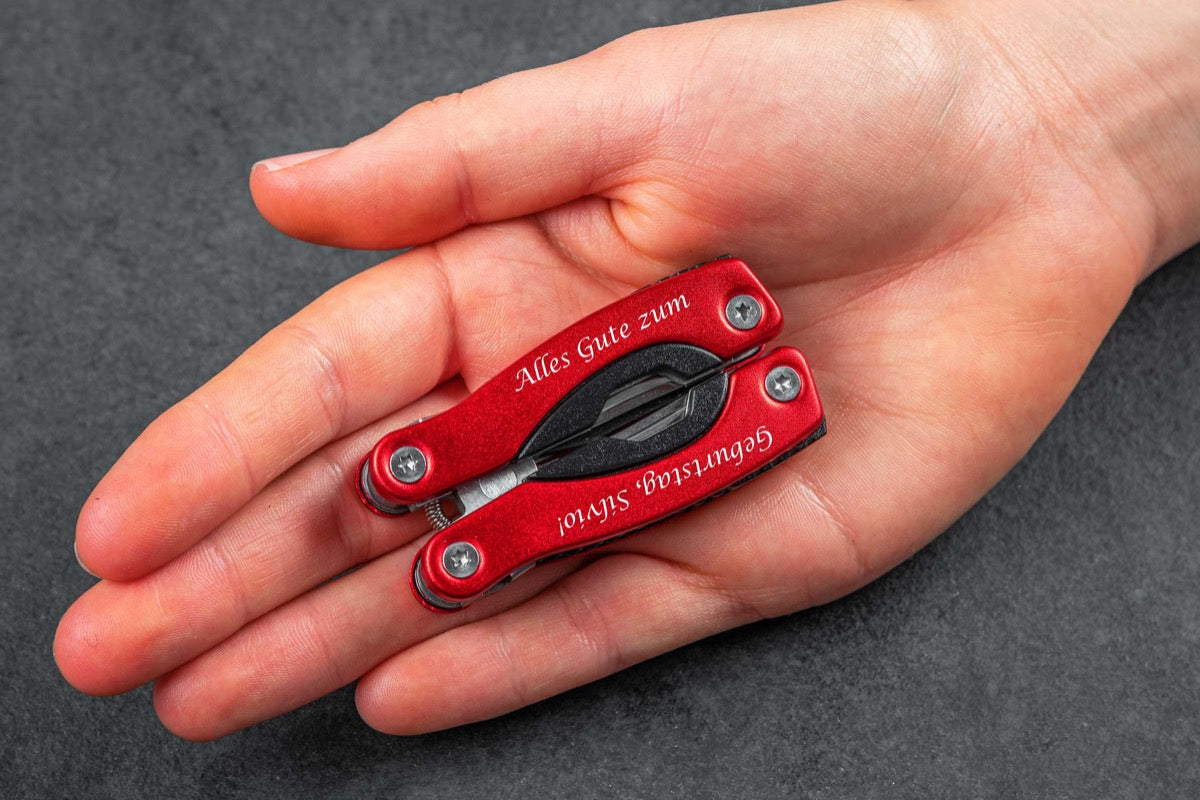 Edelstahl Multitool mit Namen