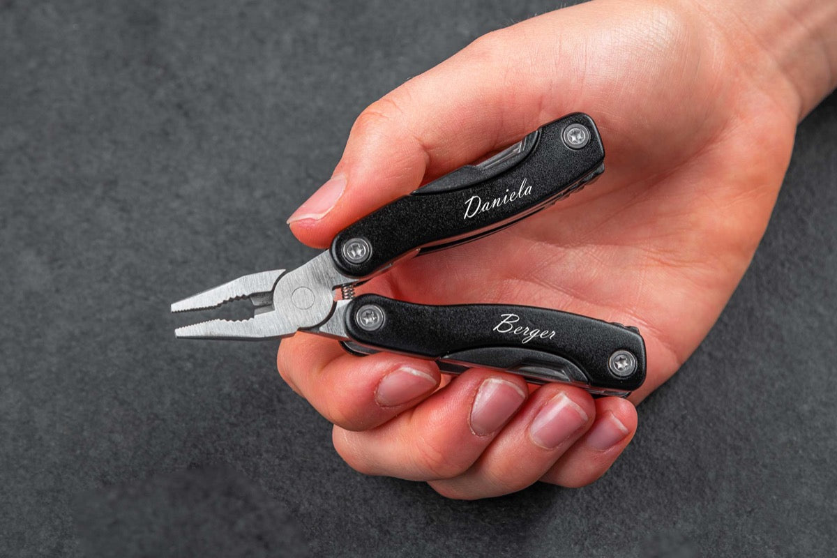 Edelstahl Multitool mit Namen