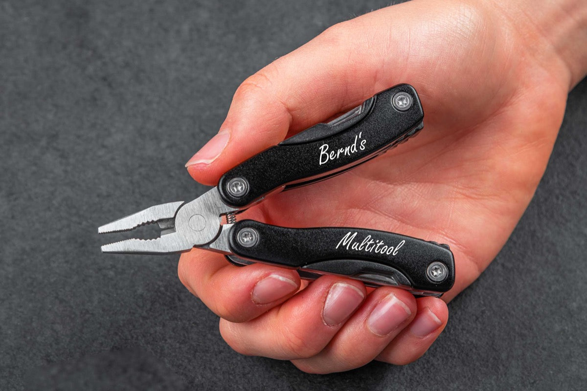 Edelstahl Multitool mit Namen