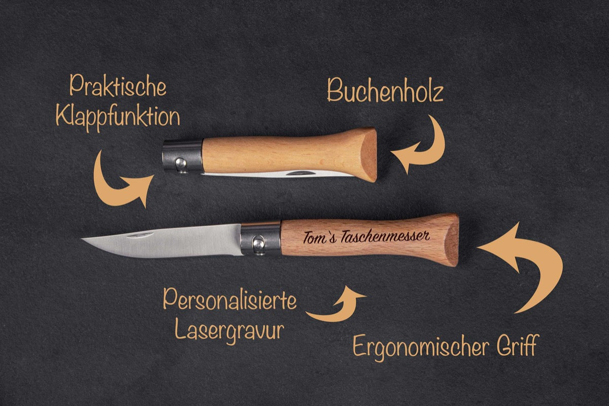 Taschenmesser mit Deiner Wunschgravur