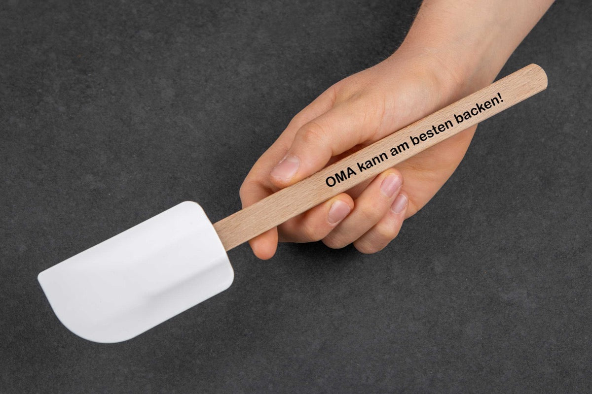 Personalisierter Teigschaber mit Namen