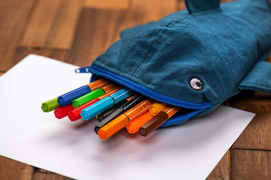 Walhai-Federmappe mit Namen