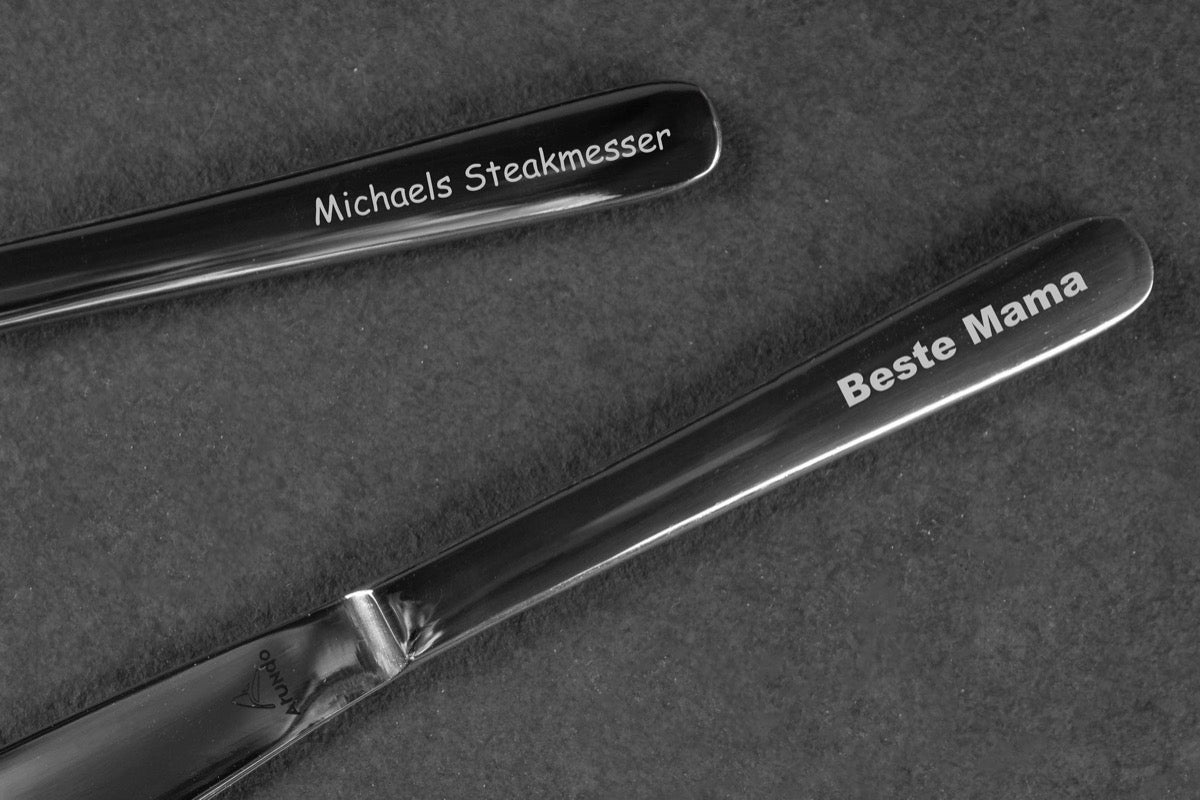 Personalisiertes Messer aus Edelstahl