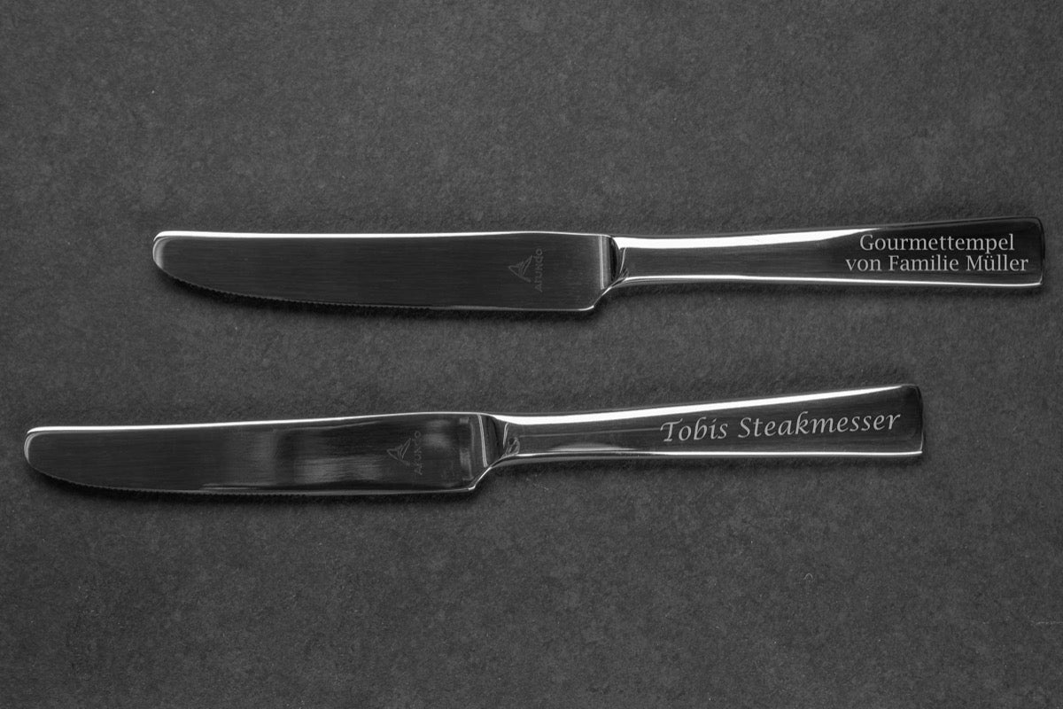 Personalisiertes Premium Messer aus Edelstahl