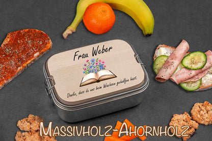 Brotdose personalisiert mit Namen - Lunchbox, Brotzeitbox