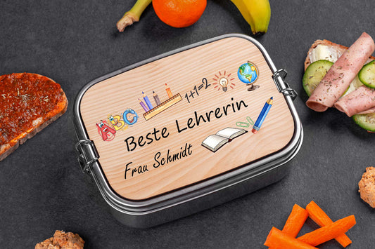 Brotdose personalisiert mit Namen - Lunchbox, Brotzeitbox