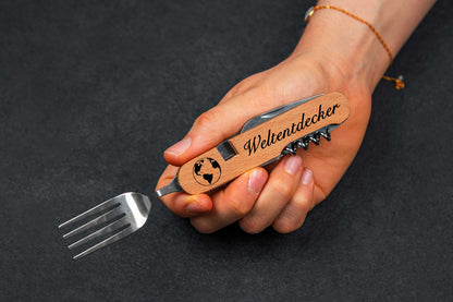 Wanderbesteck personalisiert - Campingbesteck