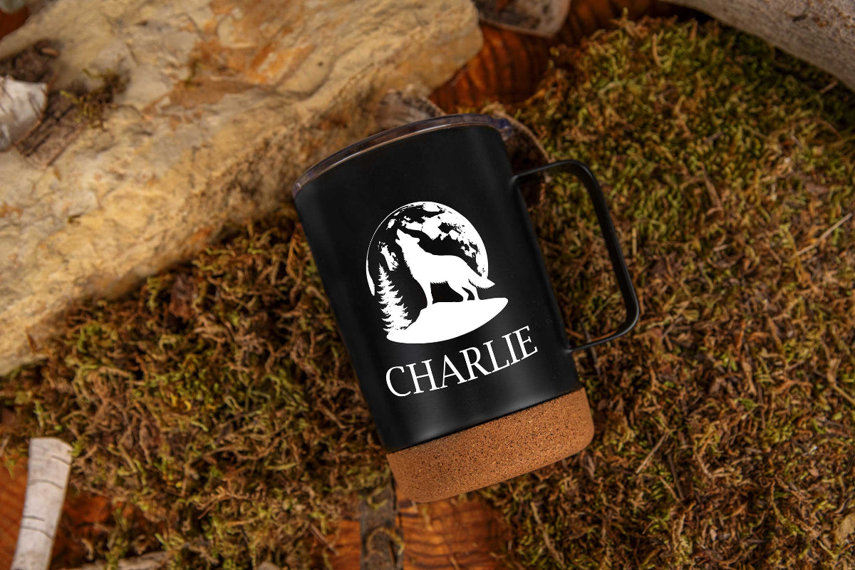 Thermobecher personalisiert mit Name - Trinkbecher aus Edelstahl