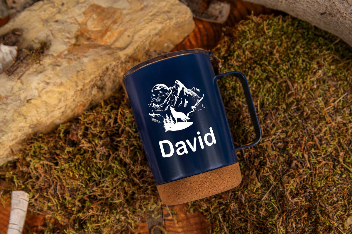 Thermobecher personalisiert mit Name - Trinkbecher aus Edelstahl