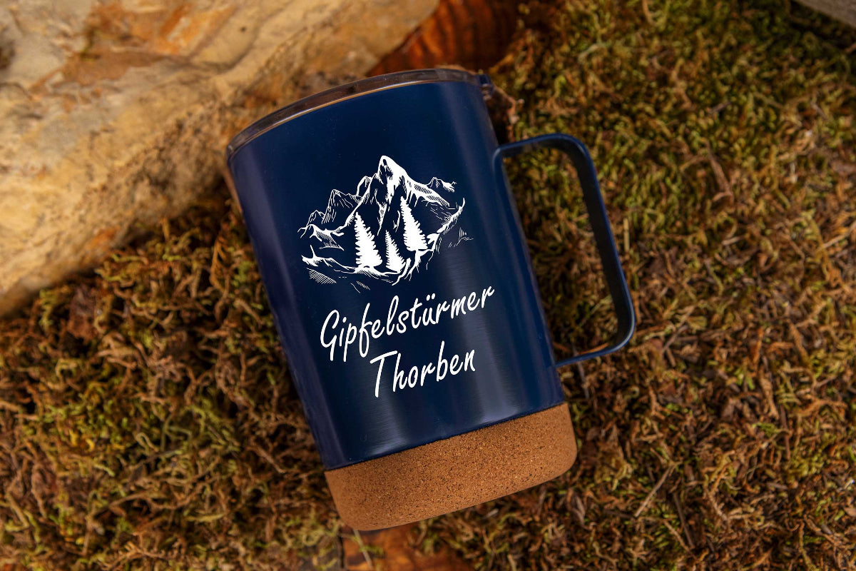 Thermobecher personalisiert mit Name - Trinkbecher aus Edelstahl