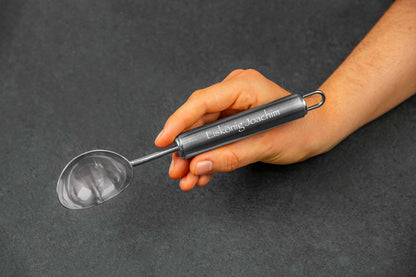 Premium Eisportionierer personalisiert mit Namen aus Edelstahl - Eislöffel