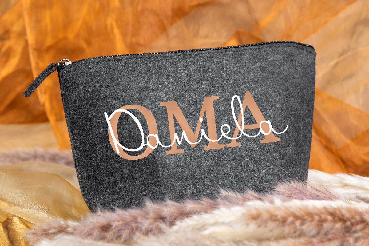 Kosmetiktasche Kulturbeutel personalisiert mit Namen