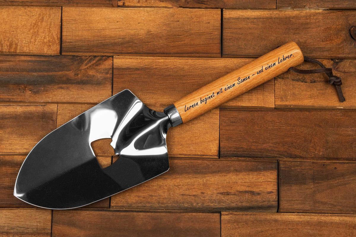 Gartenschaufel personalisiert mit Gravur