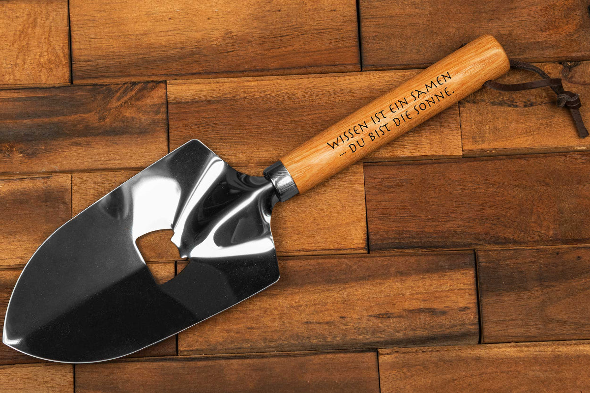 Gartenschaufel personalisiert mit Gravur