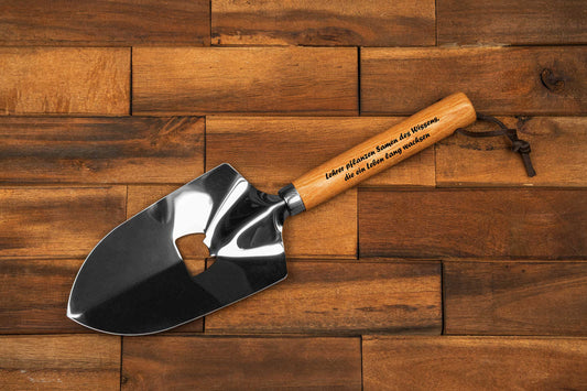 Gartenschaufel personalisiert mit Gravur