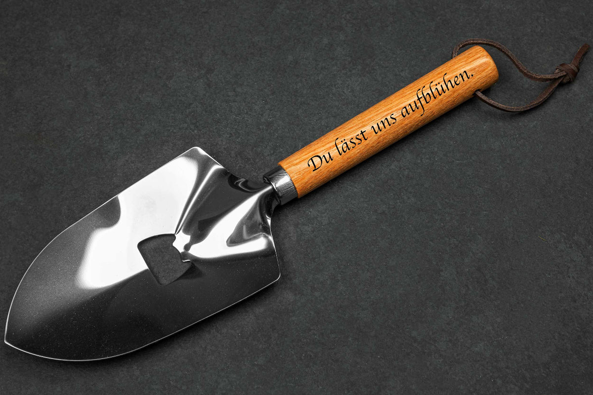 Gartenschaufel personalisiert mit Gravur