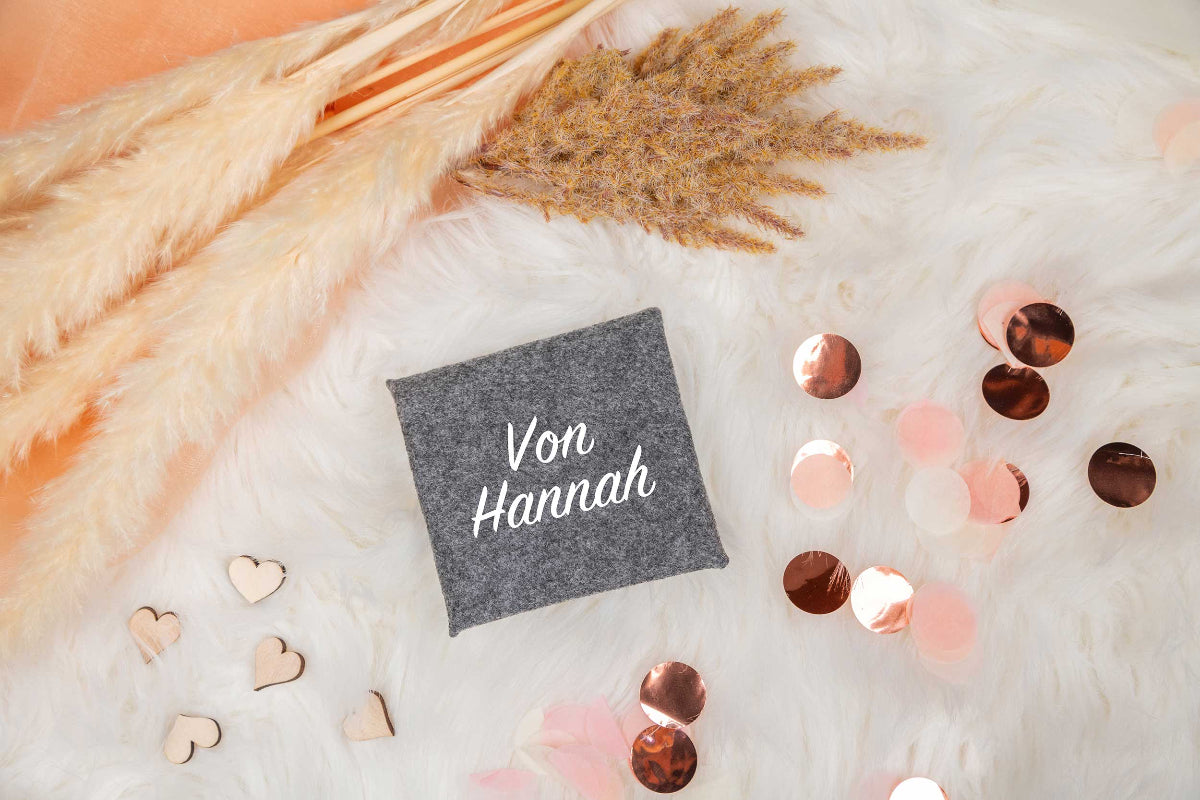 Geldgeschenk Schleife personalisiert als Täschchen